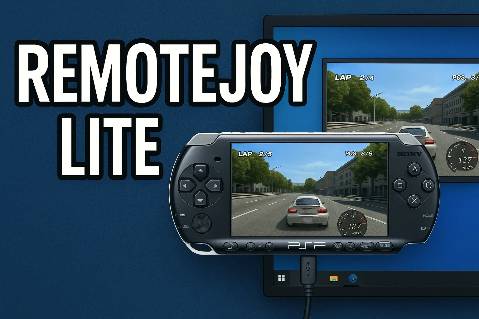 PSP画面をPCに表示！Remote Joy Lite導入ガイド